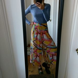 Zara patterned culottes